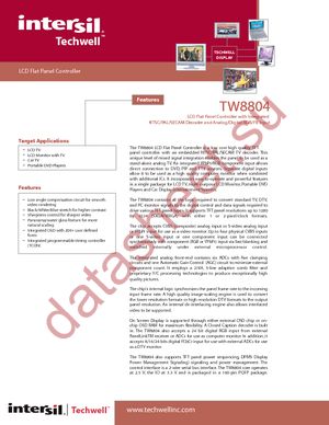 TW8804-LC3-GR datasheet  